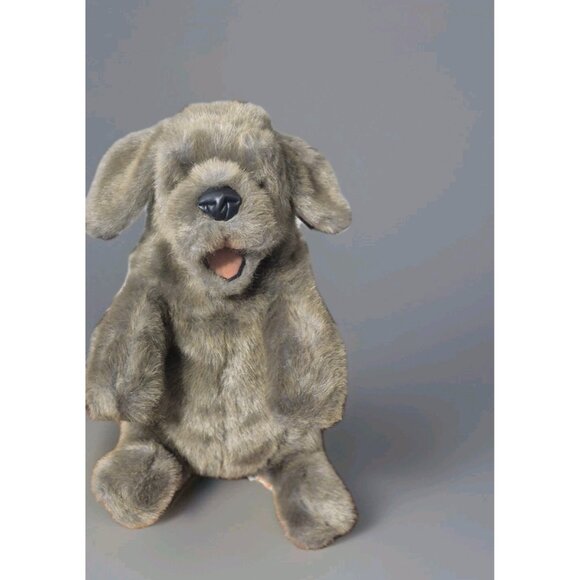 Folkmanis Other - Folkmanis Sitting Dog Hand Puppet Pretend Play Plush Puppy Full Body Brown 15"